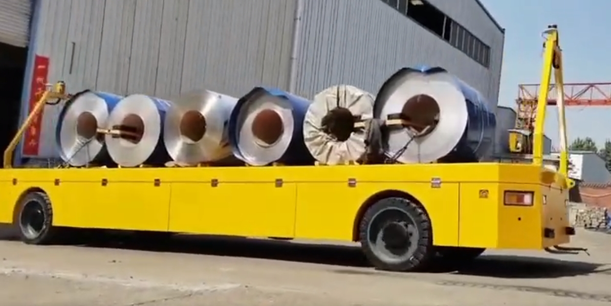 40噸舵輪電動(dòng)板車(chē)